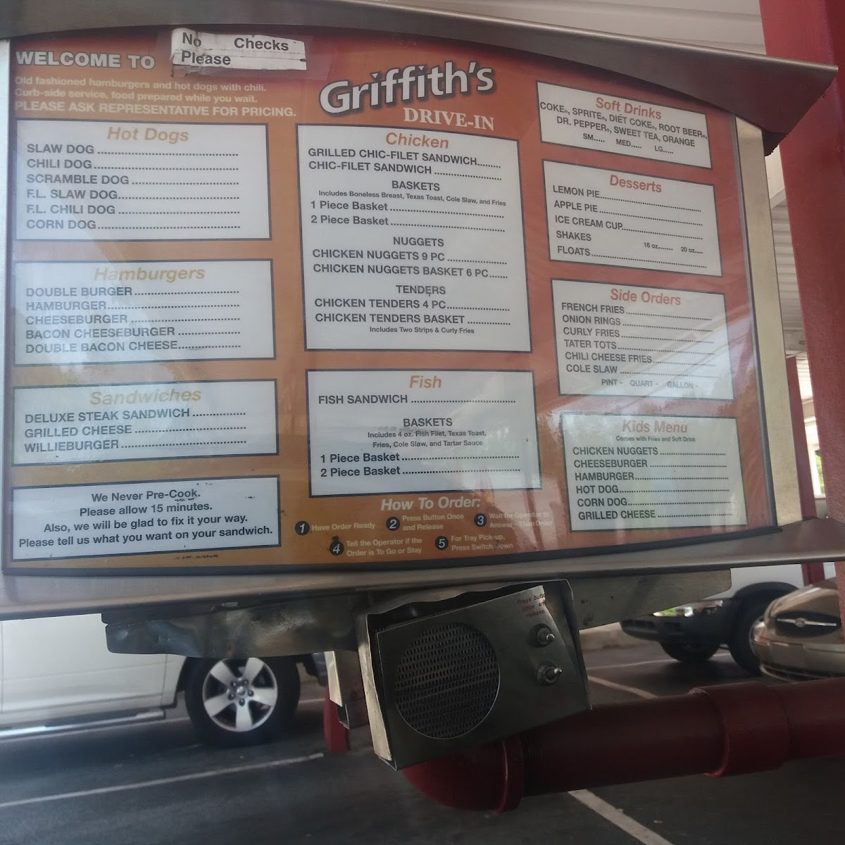 Griffith's Drive-In Menu - Image 6
